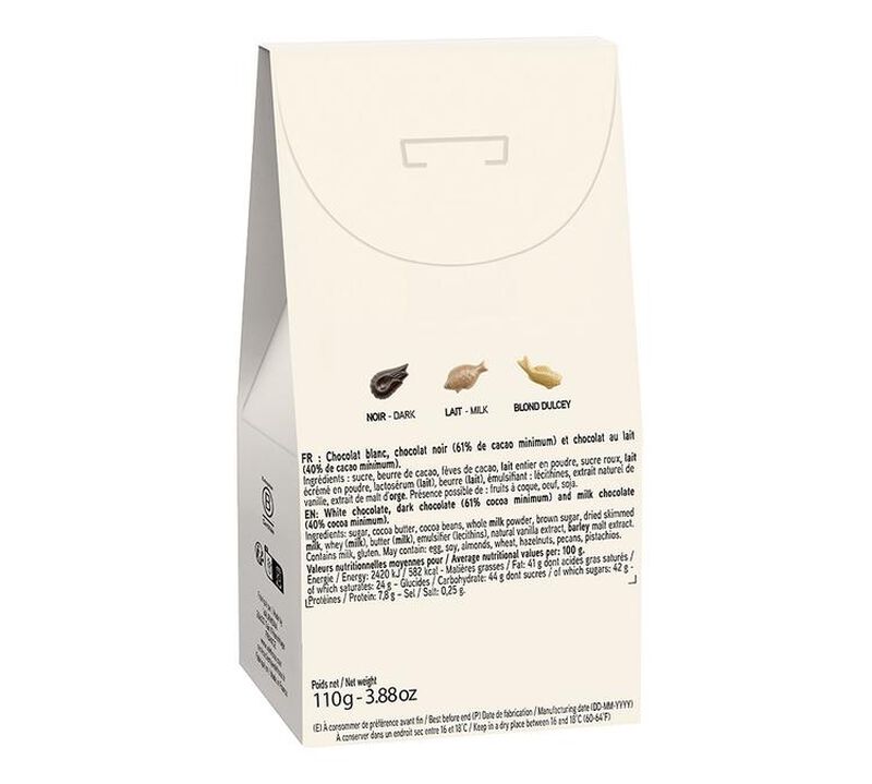 Valrhona  - Scatola di pesciolini di cioccolato di Pasqua image number 1