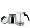 Pylano Moka Pot Kiara in Glass & Stainless Steel - 6 cups image number 2