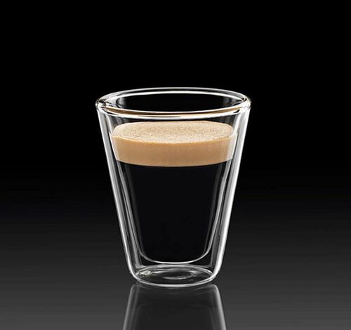 2 Verres Double Paroi Caffeino 8.5 cl - Bormioli Rocco image number 1