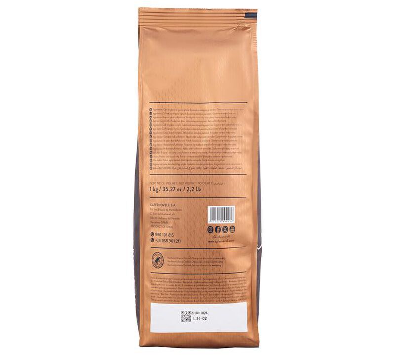 Novell Coffee Beans Gourmet Responsable Arabica/Robusta - 1kg image number 3