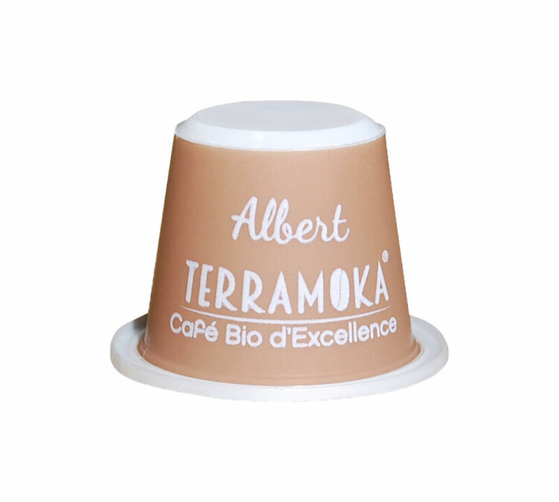 60 Nespresso* Original Compatible Compostable Capsules Monsieur Albert &ndash; TERRAMOKA image number 1
