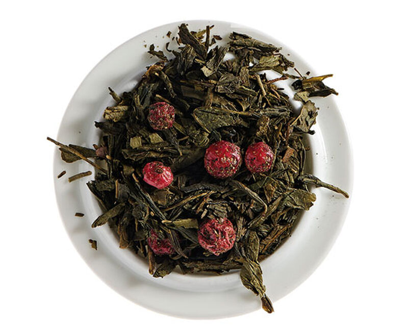 Comptoir Fran&ccedil;ais du Th&eacute; 'Connivence' Fruity Green Tea - 100g loose leaf in tin image number 2