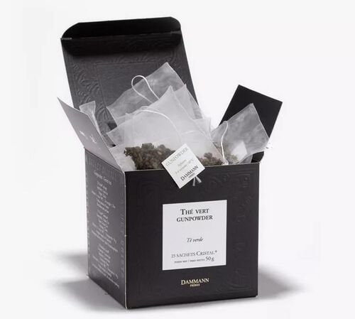 Dammann Fr&egrave;res Gunpowder green tea - 25 Cristal&reg; sachets
