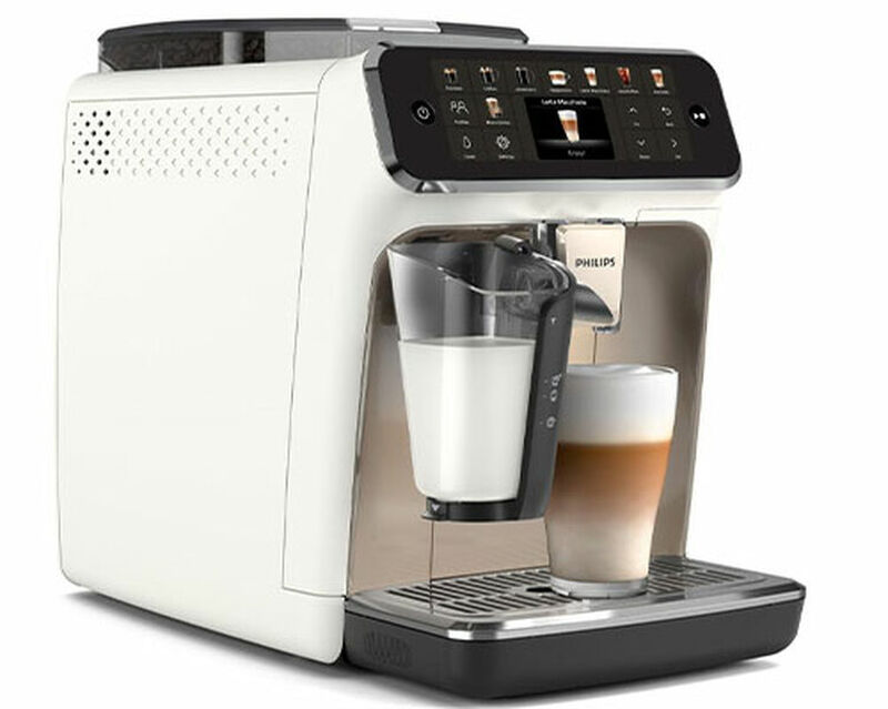 Philips - Macchina da caff&egrave; espresso automatica - SilentBrew EP5543/90 LatteGo - Bianca image number 2