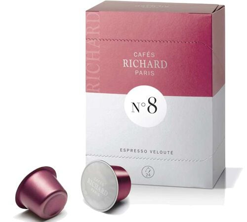 Capsules Caf&eacute; Richard N&deg;8 Espresso Velout&eacute; x24