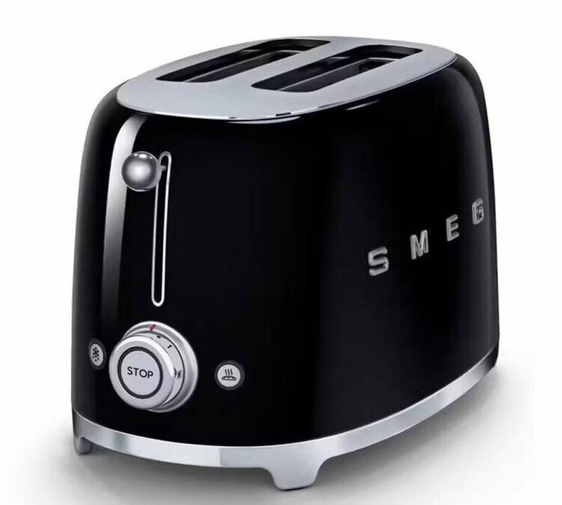 Set Petit-D&eacute;jeuner Grille-Pain TSF01BLEU et Bouilloire KLF03BLEU Noir - SMEG image number 2