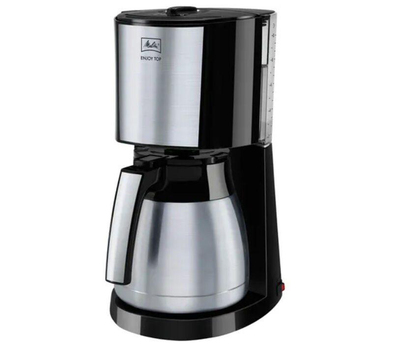 Cafeti&egrave;re Melitta Enjoy Top Therm 1017-08 noir et acier bross&eacute; + offre cadeaux image number 0