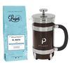 Cafeti&egrave;re &agrave; piston CALI inox z&eacute;ro plastique 8 tasses + Caf&eacute; Lugat 250 g - 1 L - Pylano image number 0