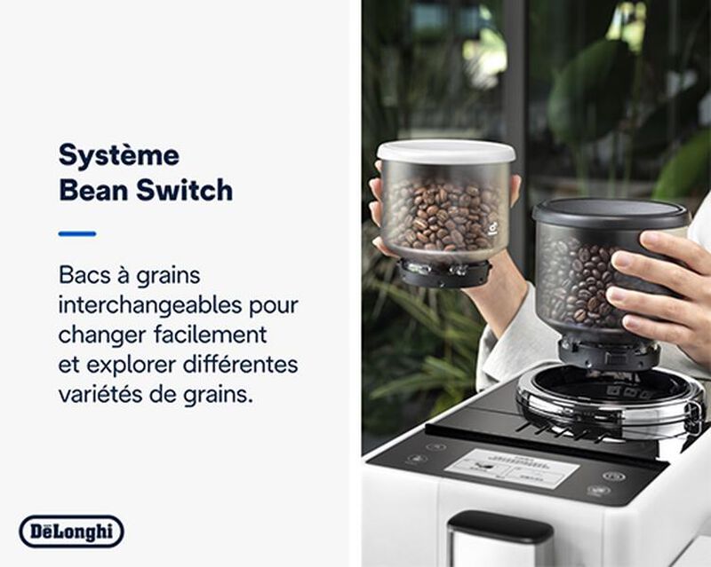 Expresso Broyeur DELONGHI Rivelia FEB 4435.W Blanc Arctique image number 9