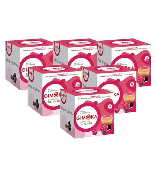 96 capsule compatibili Nescafe* Dolce Gusto* Intenso &ndash; Gimoka