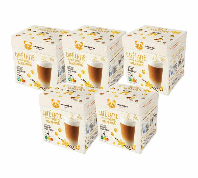 60 Nescaf&eacute;* Dolce Gusto* Compatible Pods Vanilla Macadamia Latte &ndash; COLUMBUS image number 0