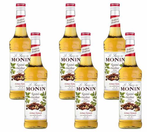 6x1L Sirop Monin saveur Noisette grill&eacute;e - Bouteille plastique image number 0