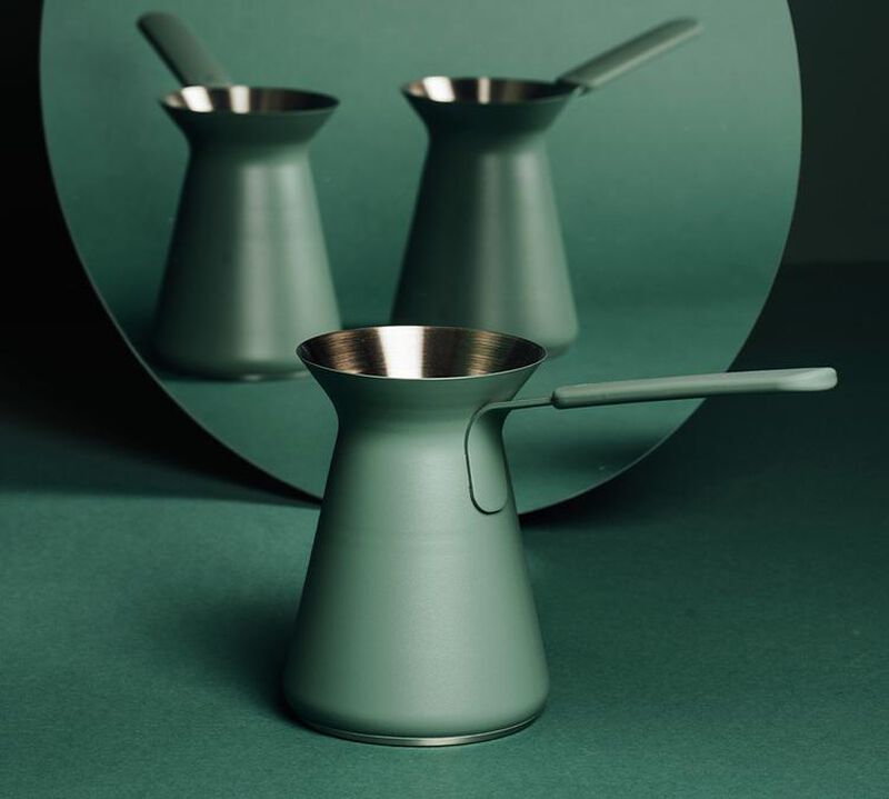 GOAT STORY Otto - Turkish coffee maker in Sage Green image number 2