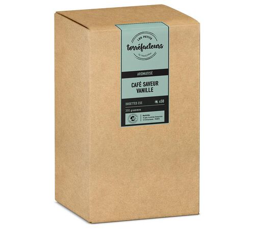 Les Petits Torr&eacute;facteurs Vanilla-flavoured coffee ESE pods x 50