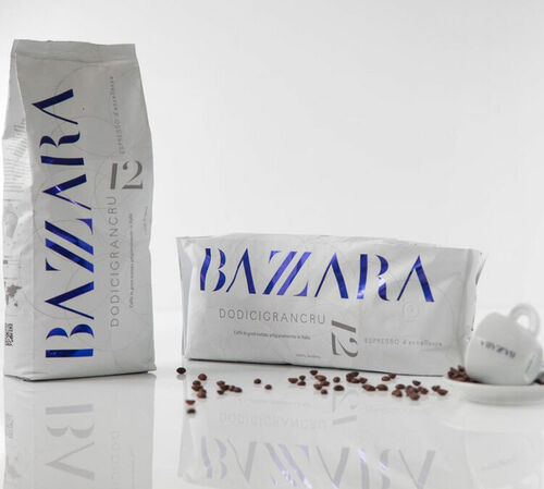 1 kg - Caf&eacute; en grain - Dodicigrancru 100% Arabica - BAZZARA image number 2