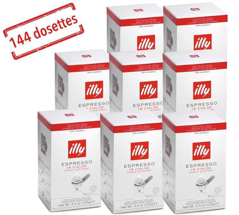 Pack Dosette ESE caf&eacute; illy espresso 'sur emball&eacute;es' normal 8 x 18 image number 0