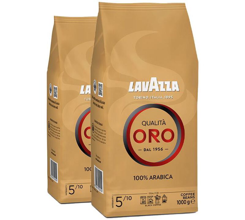 Lavazza Qualita Oro Coffee Beans - 2x1kg image number 0