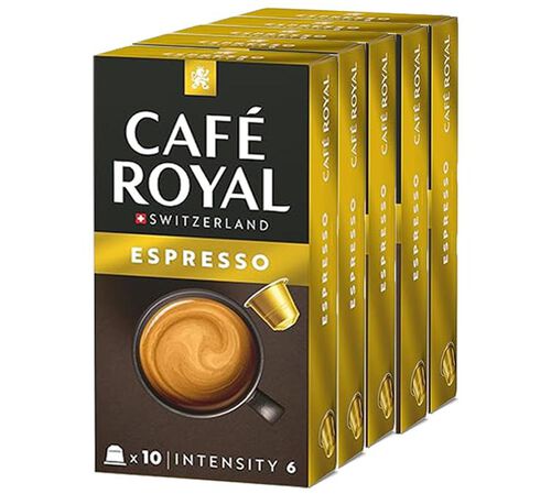 Caf&eacute; Royal 'Espresso' aluminium Nepresso&reg; compatible pods x50