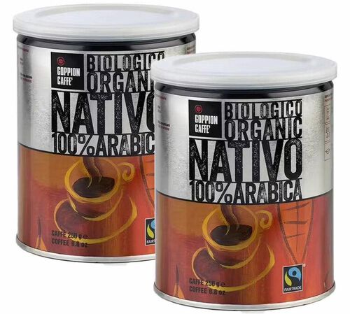 Goppion Caff&egrave; - Caff&egrave; in grani - Nativo 100% Arabica Bio 2 x 250 g