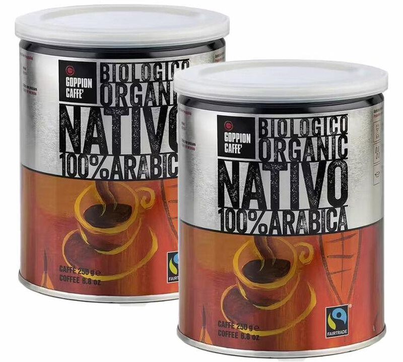 Goppion Caff&egrave; - Caff&egrave; in grani - Nativo 100% Arabica Bio 2 x 250 g image number 0