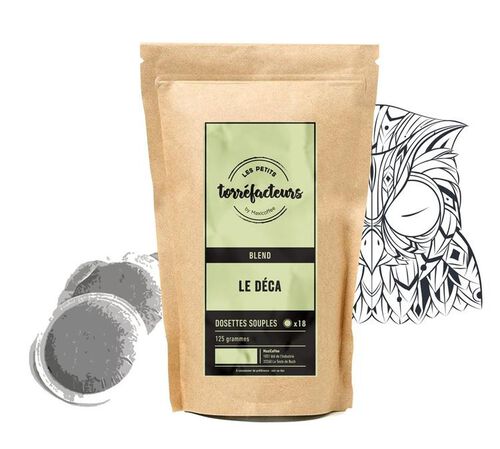Senseo Compatible Pods Decaf Coffee Les Petits Torr&eacute;facteurs x 18