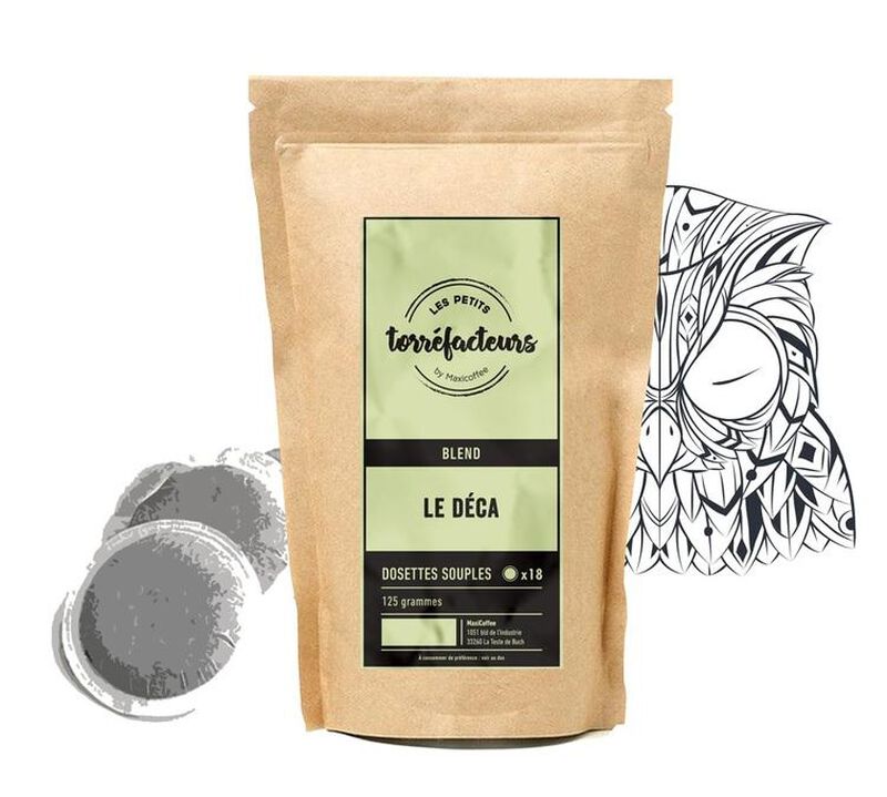 Senseo Compatible Pods Decaf Coffee Les Petits Torr&eacute;facteurs x 18 image number 0