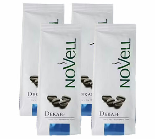 Novell - Caff&egrave; in grani Dekaff 100% Arabica 4 x 250 g