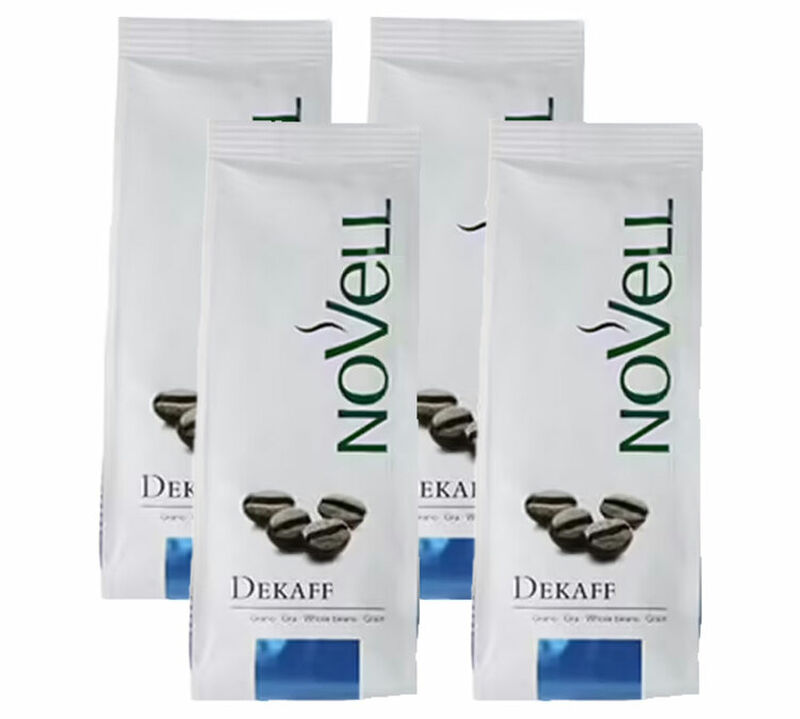 Novell - Caff&egrave; in grani Dekaff 100% Arabica 4 x 250 g image number 0
