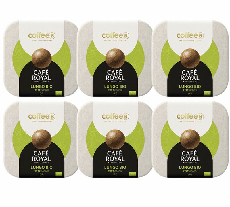54 Boules de caf&eacute; Lungo Bio Compatible CoffeeB - CAF&Eacute; ROYAL image number 0