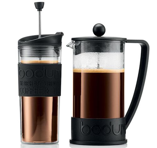 Bodum Brazil French Press in Black - 1L image number 3