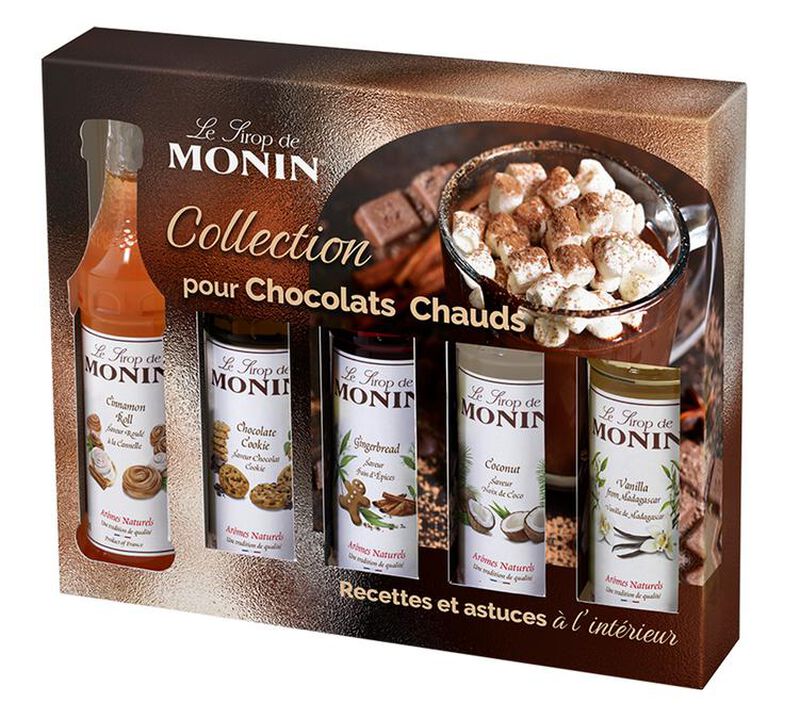 Coffret sirops - Pour chocolat chaud - 5 x 5 cl - MONIN image number 0