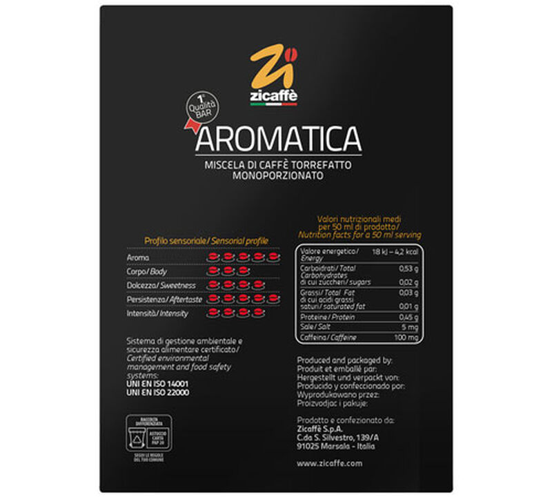 Aromatica ESE pods x 50 - Zicaff&egrave; image number 1