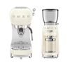 Machine expresso SMEG ECF02CREU + Moulin &agrave; caf&eacute; SMEG CGF11CREU image number 0