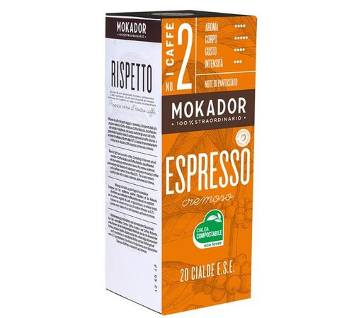 20 dosettes ESE Cremoso - MOKADOR CASTELLARI