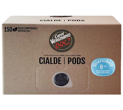 Caff&egrave; Vergnano ESE pods Decaffeinato x 150