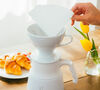 HARIO W60 Dripper With Filter PDC-02-W - 4 cups image number 5