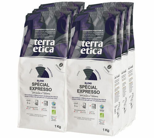 6kg Caf&eacute; en grain Bio Sp&eacute;cial expresso - Terra Etica