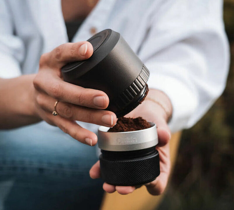OutIn Fino Portable Electric Coffee Grinder - Tundra Brown image number 5