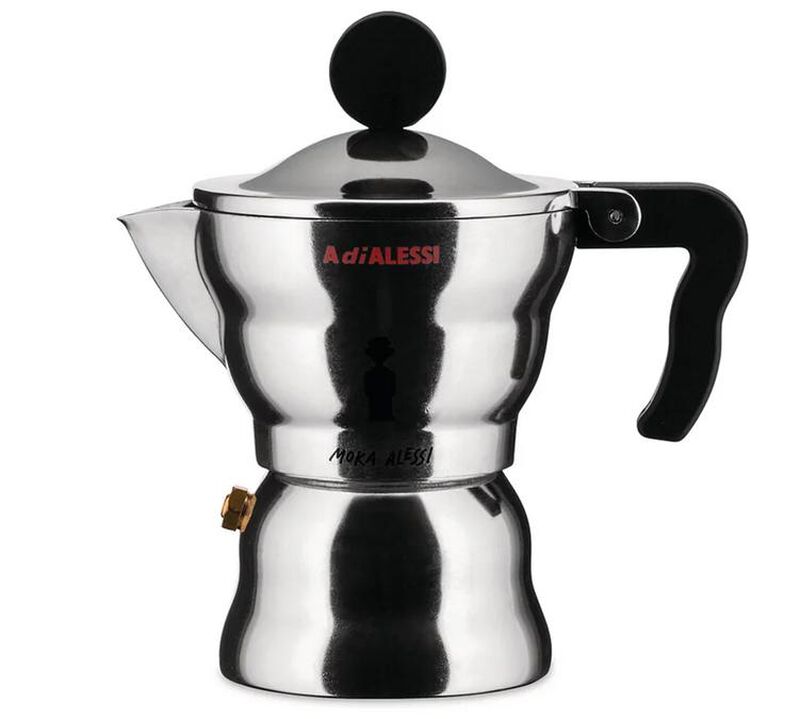 Alessi Moka Coffee Maker designed by Alessandre Mendini - 6 cups image number 0