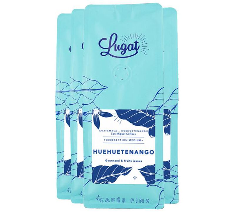 Lugat - Caff&egrave; in grani - Huehuetenango | Guatemala - 4x250 g image number 0