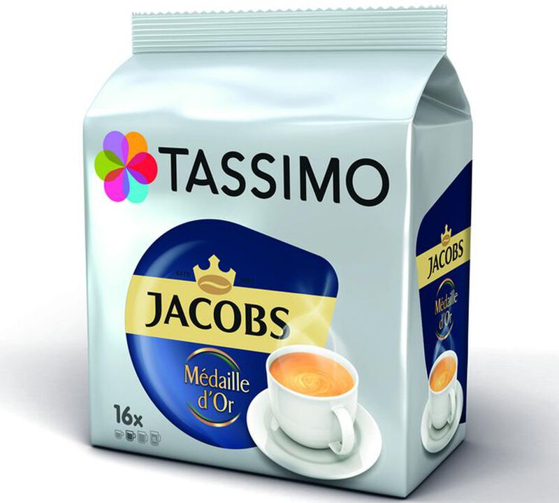 Tassimo Pods Jacobs M&eacute;daille d'Or x 16 image number 0