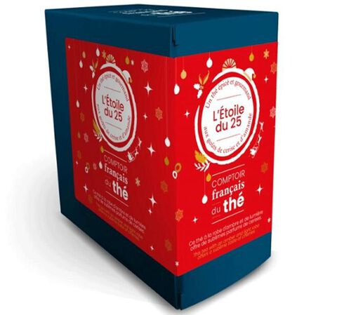 Comptoir Fran&ccedil;ais du Th&eacute; Organic Christmas Tea &Eacute;toile du 25 - 20 tea bags
