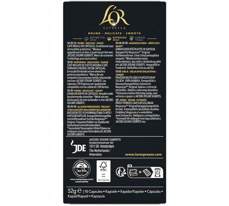 L'Or Espresso Capsules Biondo Nespresso&reg; Compatible Value Pack x 100 image number 2