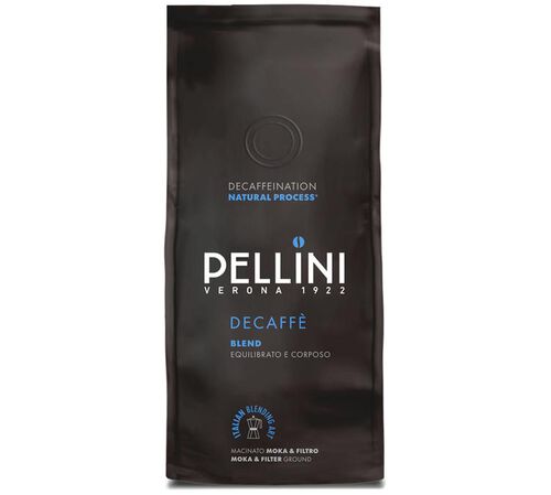 Pellini Top Decaffeinated Ground Coffee Decaffeinato - 185g