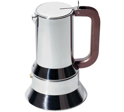 9090 Alessi 6-cup moka pot designed by Richard Sapper