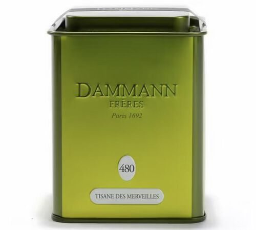 Tisane des Merveilles herbal tea - 45g loose leaf in tin - Dammann Fr&egrave;res