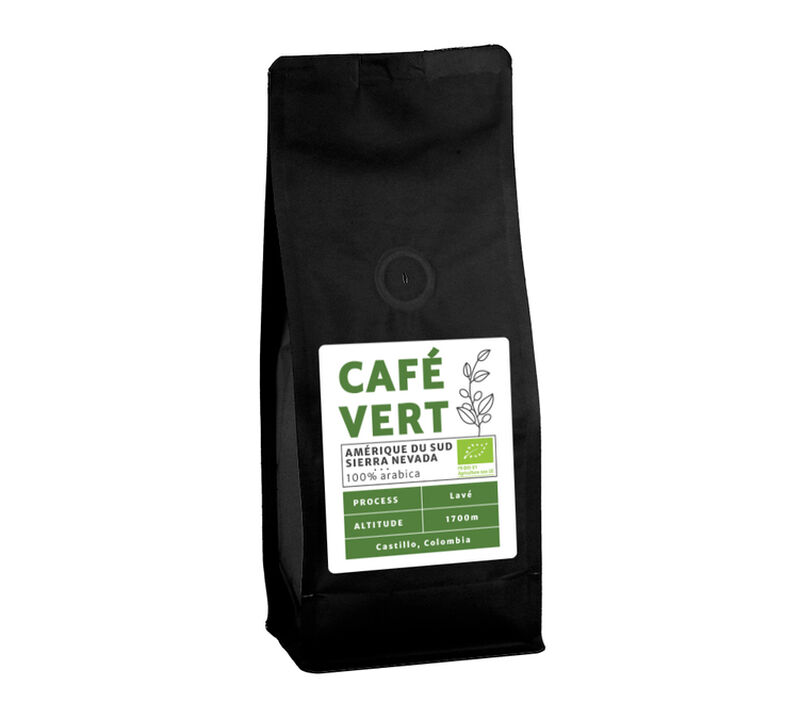 Organic Green Coffee Beans - Sierra Nevada Region South America - Washed - 500g image number 0