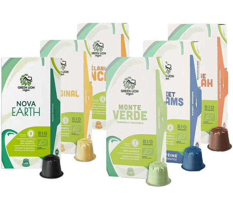 Pack Bio - 60 capsules compatibles Nespresso* Original - GREEN LION COFFEE image number 0