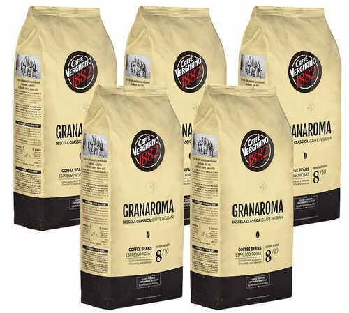 Caff&egrave; Vergnano - Gran Aroma Coffee Beans for professionals - 5kg