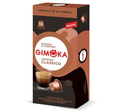 10 Nespresso* Original Compatible Capsules Espresso Classico &ndash; GIMOKA